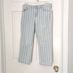 2/$20 Nine West Jeans Chrystie capri size 4